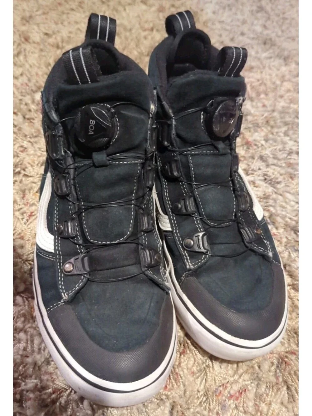 Vans Ultrarange Exo Hi MTE 1 Shoes Boots Mens 6 Women 7.5 38 Black Gum Primaloft